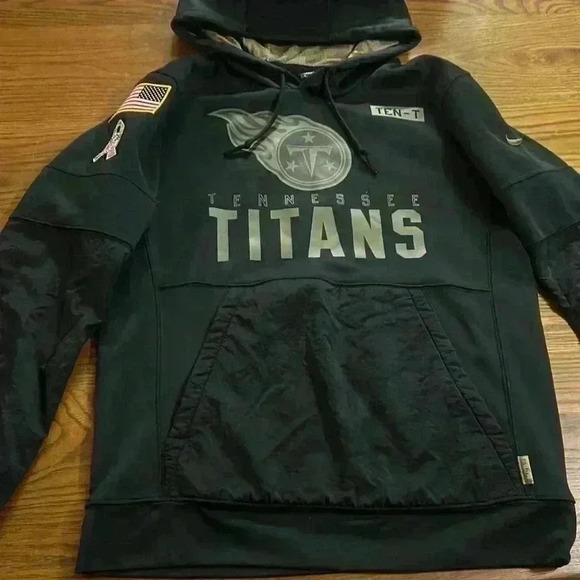 Tennessee Titans Salute to Service Nike Hoodie womens M NFL camo dri-fi military - Picture 1 of 8